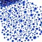 7000pcs+ Flatback Glass Hotfix Iron On Rhinestones Crystal for DIY Making with 1 Tweezer & 1 Picking Pen for Shoes, Clothes, Face Art, Bags, Manicure (Sapphire, 5-Sizes)